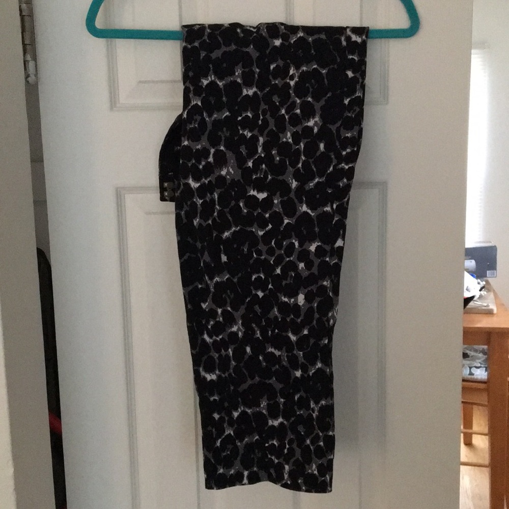Crop length dress pants